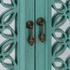 Kensington 4 Door Accent Cabinet in Turquoise image