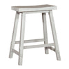 Creations 24 Inch Sawhorse Counter Stool - White image
