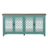 Kensington 4 Door Accent Cabinet in Turquoise image