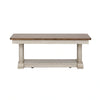 Farmhouse Reimagined Rectangular Cocktail Table in Antique White image