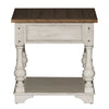 Morgan Creek End Table in Antique White image
