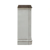 Magnolia Manor Accent Cabinet in Antique White & Weathered Bark EST SHIP TIME APPX 4 WEEKS image
