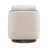 Nora Uph Swivel Accent Chair - Dark Brown image