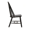 Treasures Bow Back Side Chair - Black image