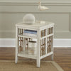 Dockside II Chair Side Table in White image