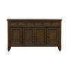 Americana Farmhouse Hall Buffet in Dusty Taupe image