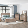 Rustic Traditions California Panel Bed, Dresser & Mirror, Chest image