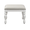 Summer House I Vanity Stool in Oyster White image