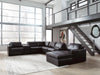 Modmax II Sectional with Chaise and Storage Consoles