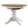 Carolina Crossing Pedestal Table Set- White image