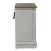 Magnolia Manor 3 Drawer Bedside Chest in Antique White image