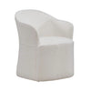 Accent Dining Accent Dining Chair w/ Casters - Ivory image