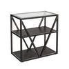Arista Chair Side Table in Cobblestone Brown image