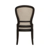 Americana Farmhouse Uph Tufted Back Side Chair - Black image