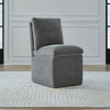 Accent Dining Accent Dining Chair w/ Casters - Sapphire image