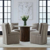 Accent Dining Accent Dining Chair w/ Casters - Truffle image