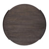 Modern View Round End Table in Gray image