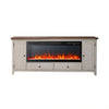 Fireplace TV Consoles 652 80 Inch Console w/ Fire FTS image