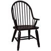 Treasures Bow Back Arm Chair - Black image
