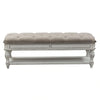 Magnolia Manor Bed Bench in Antique White image