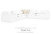 Modmax Balanced Sectional with Audio and Storage Consoles