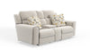 Micah Power Headrest Power Deep Seat Reclining Console Loveseat