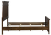 Liberty Furniture Saddlebrook Queen Panel Bed in Tobacco Brown