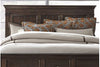 Liberty Furniture Saddlebrook Queen Panel Bed in Tobacco Brown