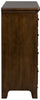 Liberty Furniture Saddlebrook 9 Drawer Dresser in Tobacco Brown