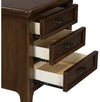 Liberty Furniture Saddlebrook 3 Drawer Nightstand in Tobacco Brown